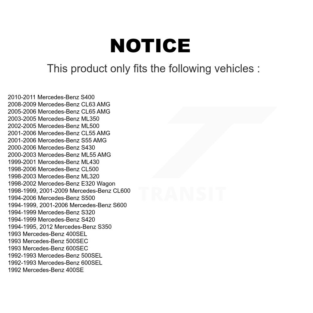 Rear Wheel Bearing Pair For Mercedes-Benz ML320 E320 ML350 S500 S430 ML500 ML430 S320 S55 K70-101059 - Image 2