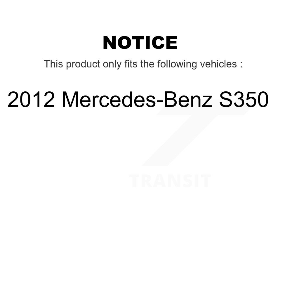Front Rear Wheel Bearing Kit For 2012 Mercedes-Benz S350 K70-101151 - Image 2