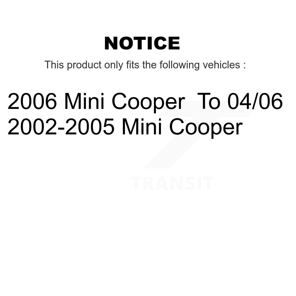 Front Rear Wheel Bearing & Hub Assembly Kit For Mini Cooper K70-101226 - Image 2