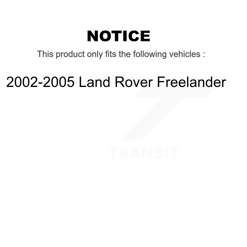 Front Rear Wheel Bearing Kit For 2002-2005 Land Rover Freelander K70-101718 - Image 2