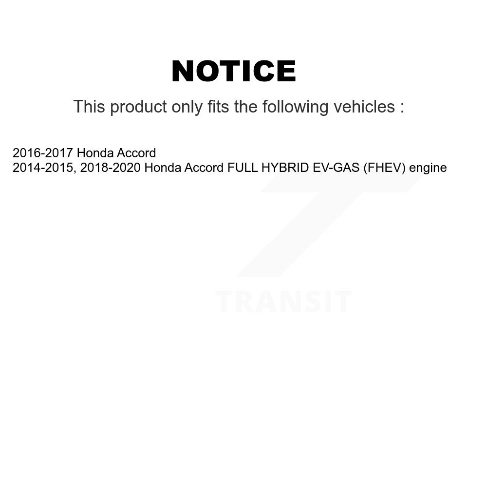 Rear Wheel Bearing And Hub Assembly Pair For Honda Accord K70-101774 - Image 2