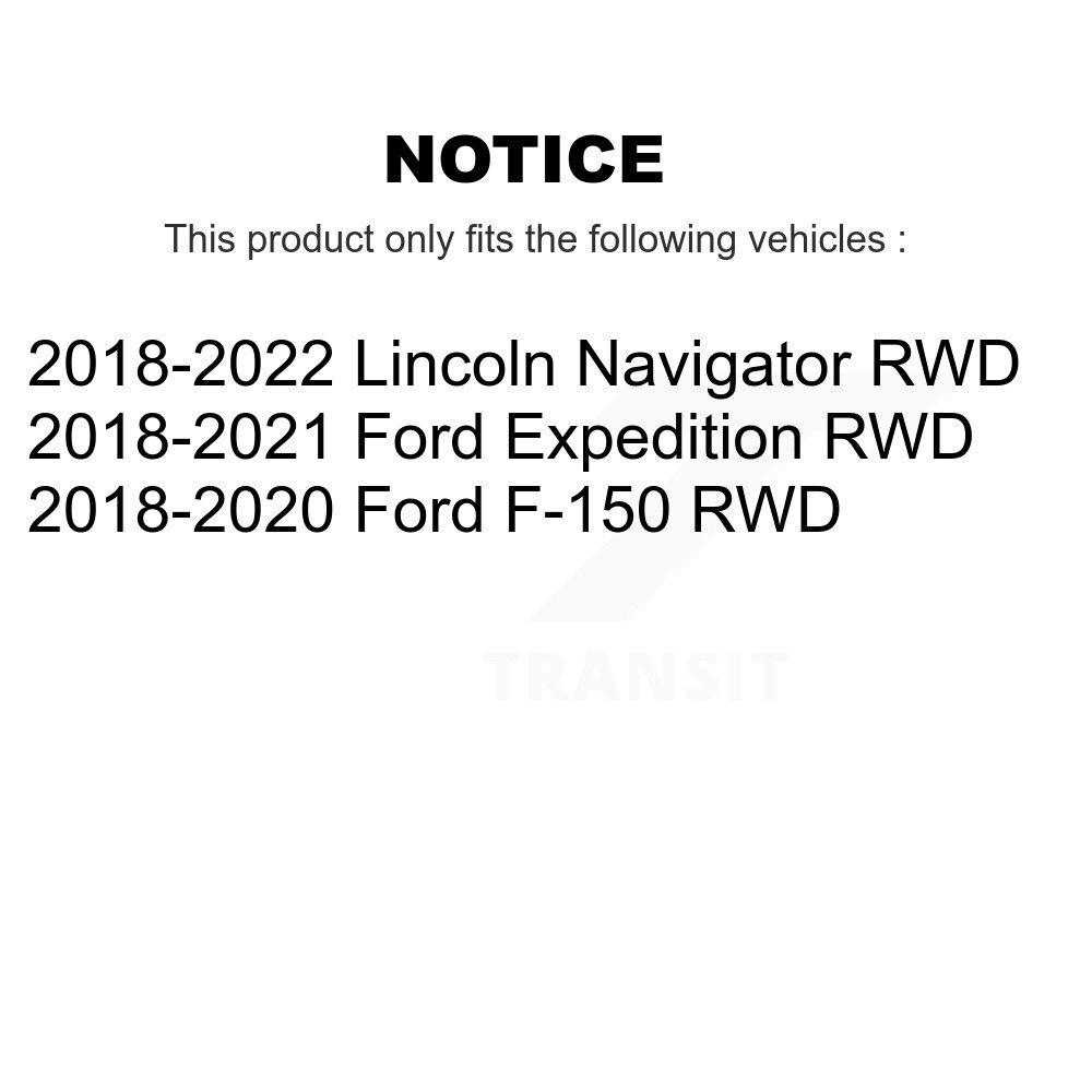 Front Wheel Bearing And Hub Assembly Pair For Ford F-150 Expedition Lincoln Navigator RWD K70-101947 - Image 2