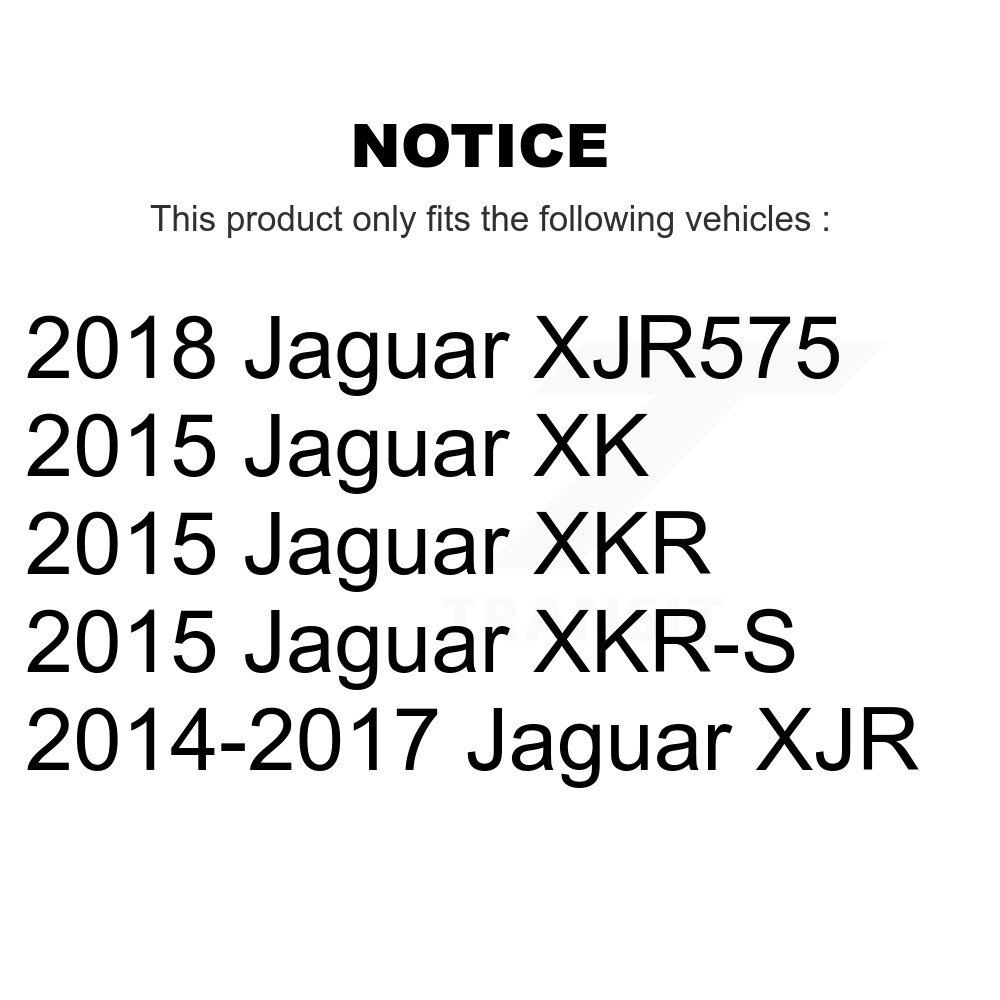 Front Rear Wheel Bearing Kit For Jaguar XJR XK XJR575 XKR XKR-S K70-102013 - Image 2