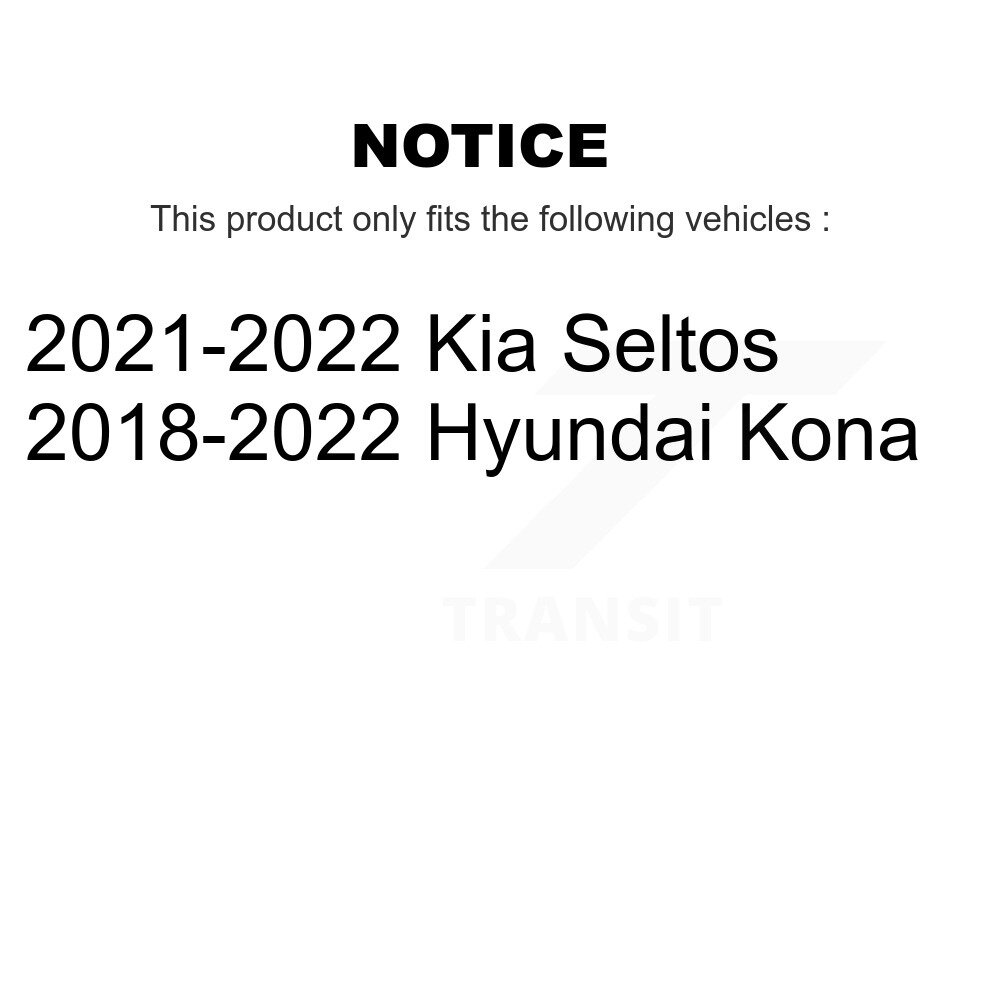 Front Wheel Bearing And Hub Assembly Pair For Hyundai Kona Kia Seltos K70-102060 - Image 2