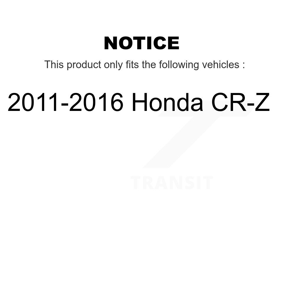 Rear Wheel Bearing And Hub Assembly Pair For 2011-2016 Honda CR-Z K70-102104 - Image 2