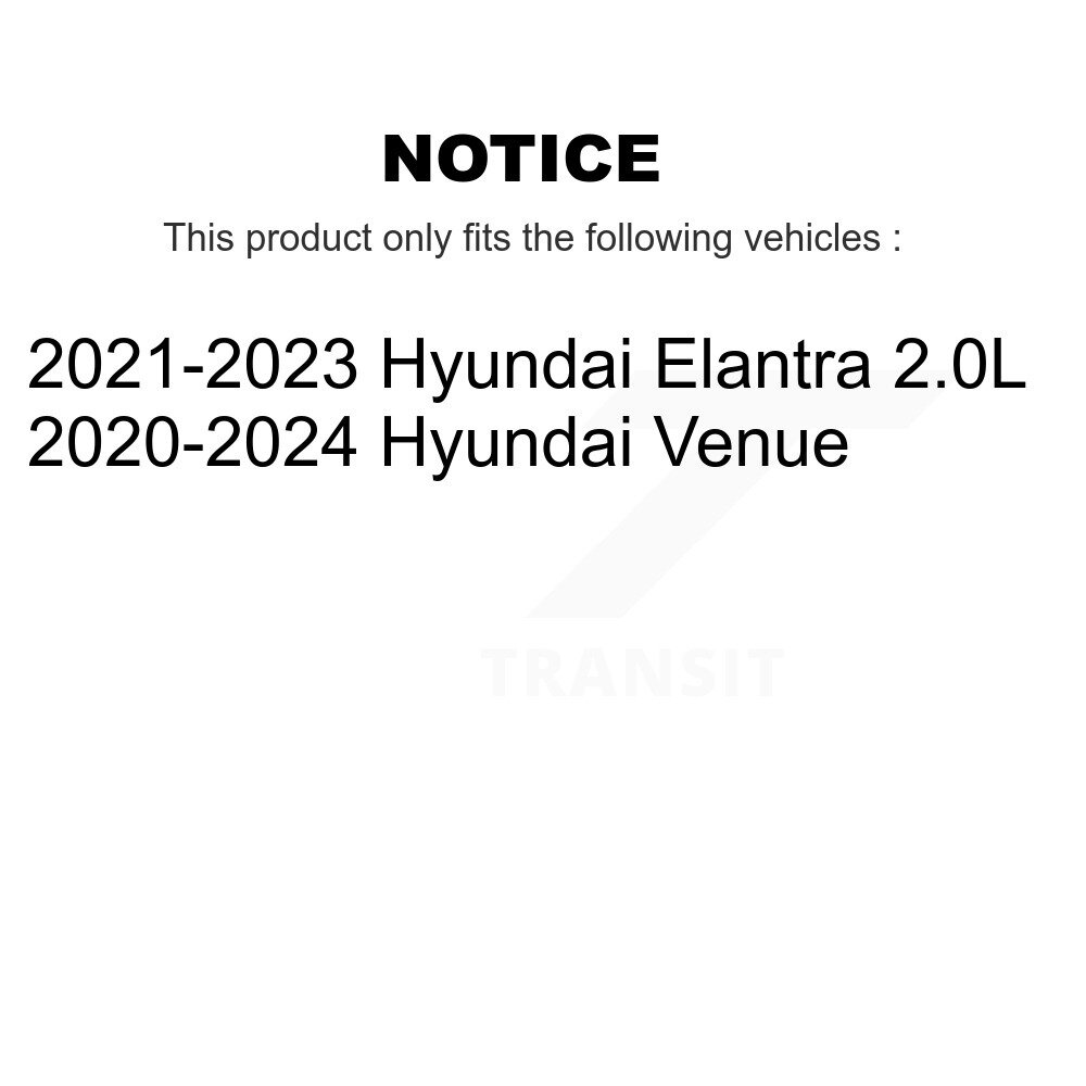 Rear Wheel Bearing And Hub Assembly Pair For Hyundai Elantra Venue K70-102125 - Image 2