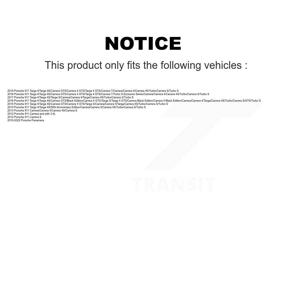 Rear Wheel Bearing Pair For Porsche 911 Panamera K70-102145 - Image 2