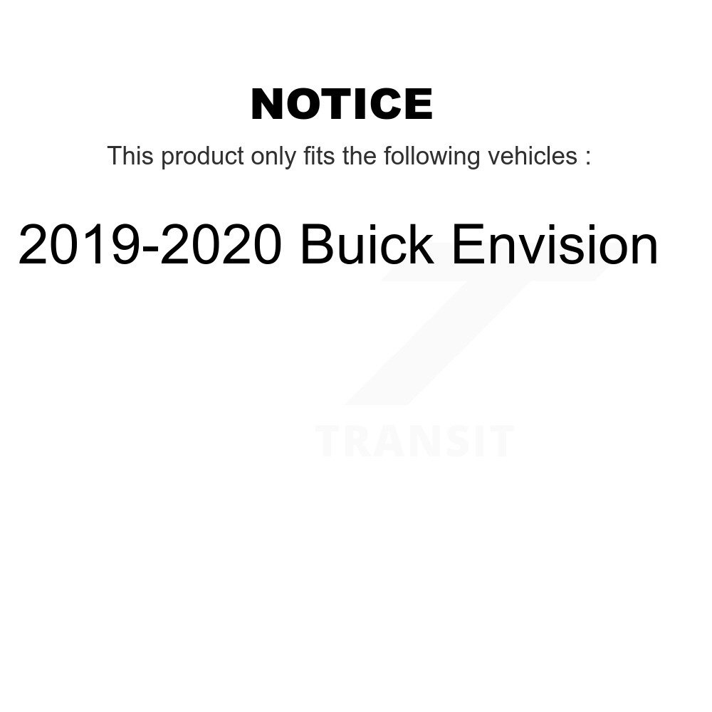 Front Wheel Bearing And Hub Assembly Pair For 2019-2020 Buick Envision K70-102187 - Image 2