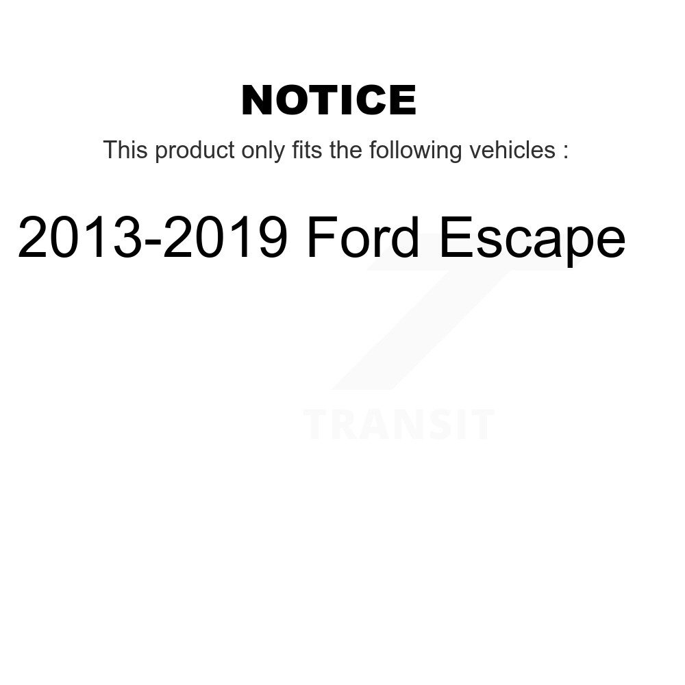 Front Suspension Control Arm And Ball Joint Assembly Link Kit For 2013-2019 Ford Escape K72-100059 - Image 2