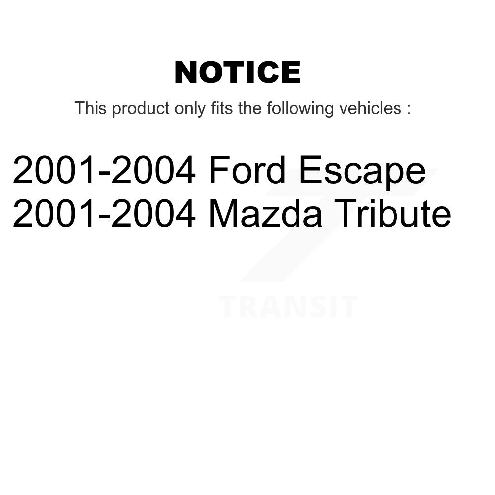 Front Suspension Control Arm Ball Joint Link Kit For 2001-2004 Ford Escape Mazda Tribute K72-100069 - Image 2