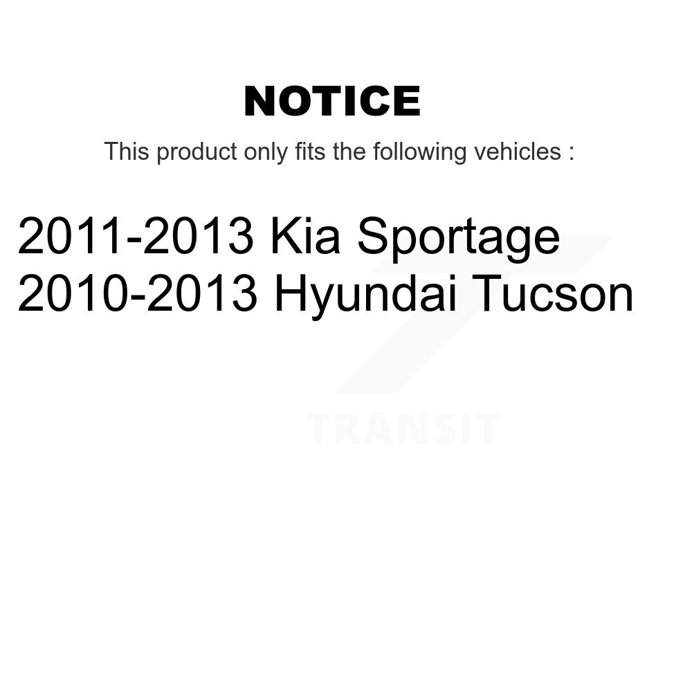 Front Suspension Link Pair For Hyundai Tucson Kia Sportage K72-100228 - Image 2
