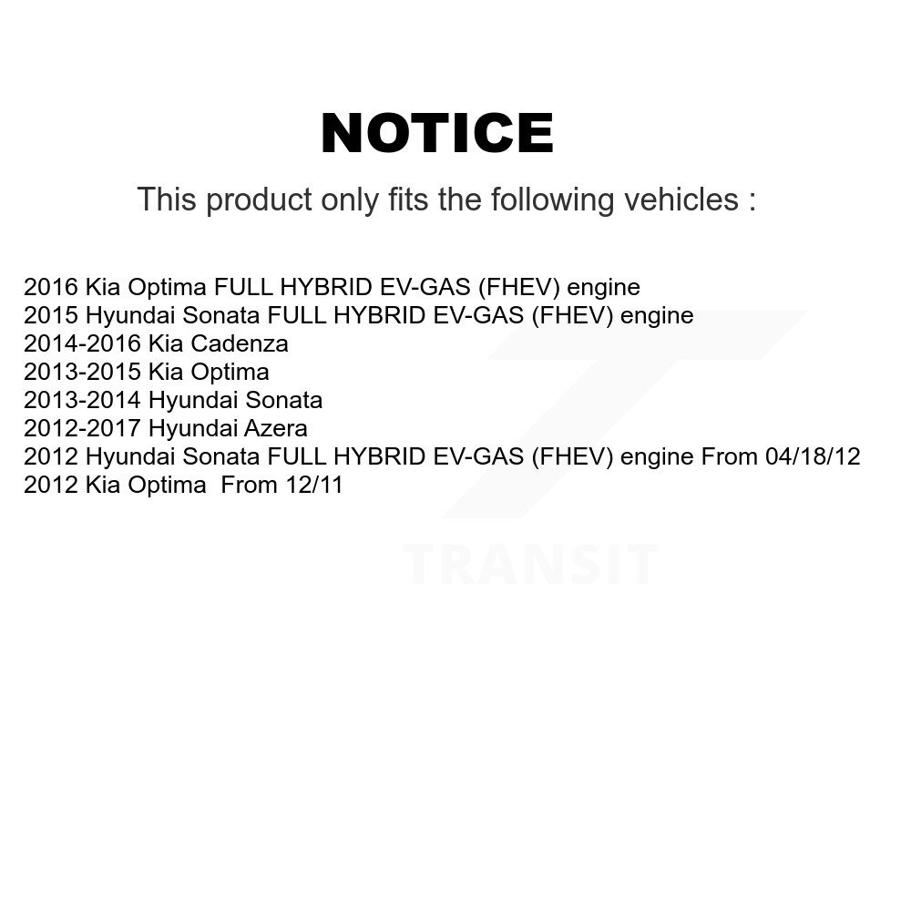 Front Suspension Link Pair For Hyundai Sonata Kia Optima Cadenza Azera K72-100232 - Image 2