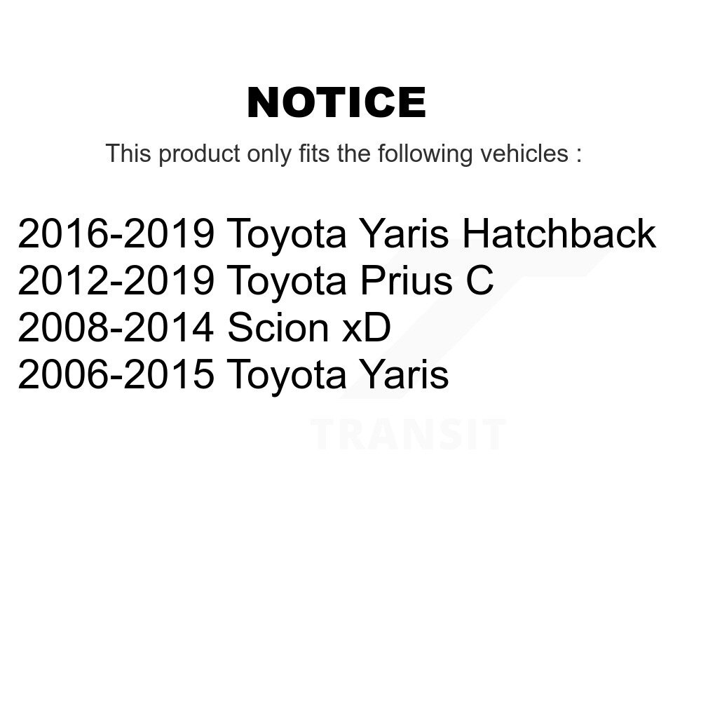 Front Suspension Link Pair For Toyota Yaris Prius C Scion xD K72-100258 - Image 2