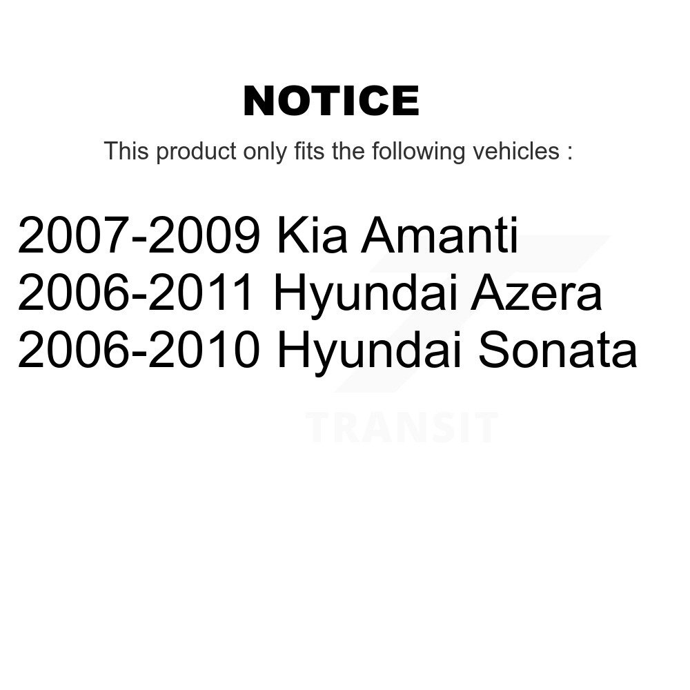Front Suspension Link Pair For Hyundai Sonata Azera Kia Amanti K72-100262 - Image 2