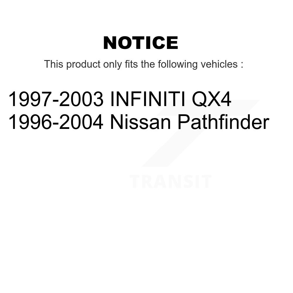 Front Suspension Link Pair For Nissan Pathfinder INFINITI QX4 K72-100282 - Image 2