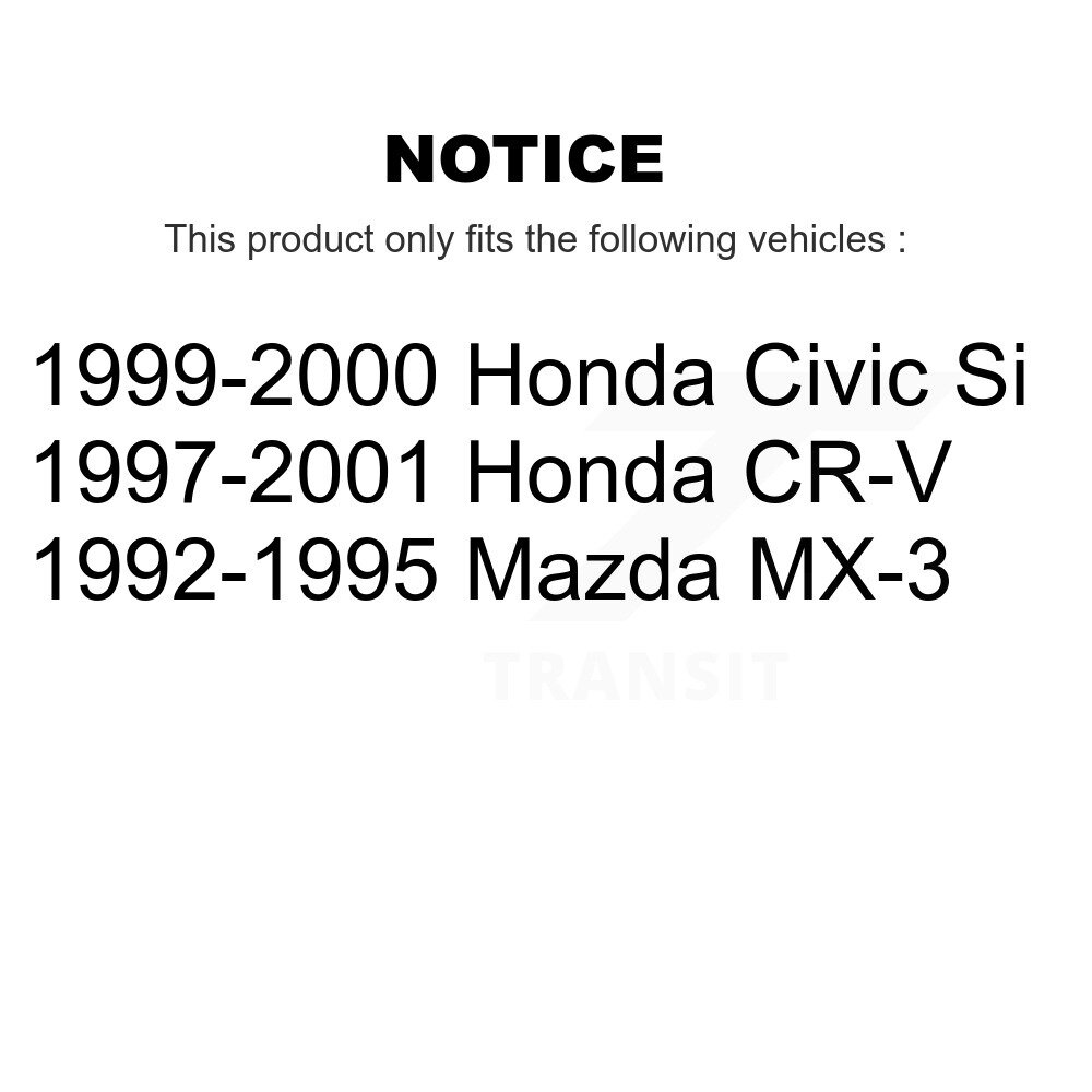 Front Suspension Link Pair For Honda CR-V Civic Mazda MX-3 K72-100283 - Image 2
