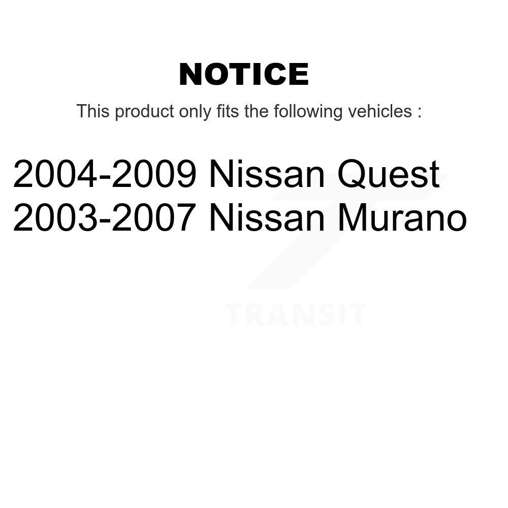 Front Suspension Link Kit For Nissan Murano Quest K72-100307 - Image 2