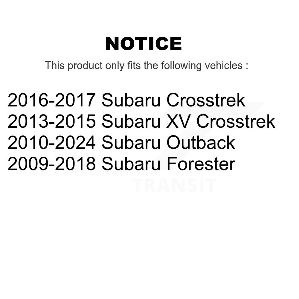Rear Suspension Link Pair For Subaru Outback Forester XV Crosstrek K72-100354 - Image 2