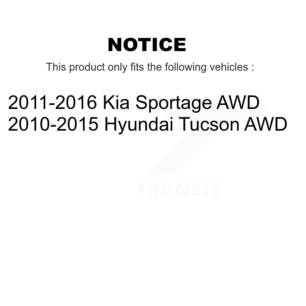 Rear Suspension Link Pair For Hyundai Tucson Kia Sportage AWD K72-100359 - Image 2