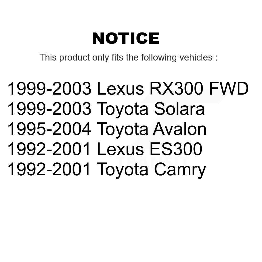 Rear Suspension Link Pair For Toyota Camry Lexus RX300 Solara Avalon ES300 K72-100393 - Image 2