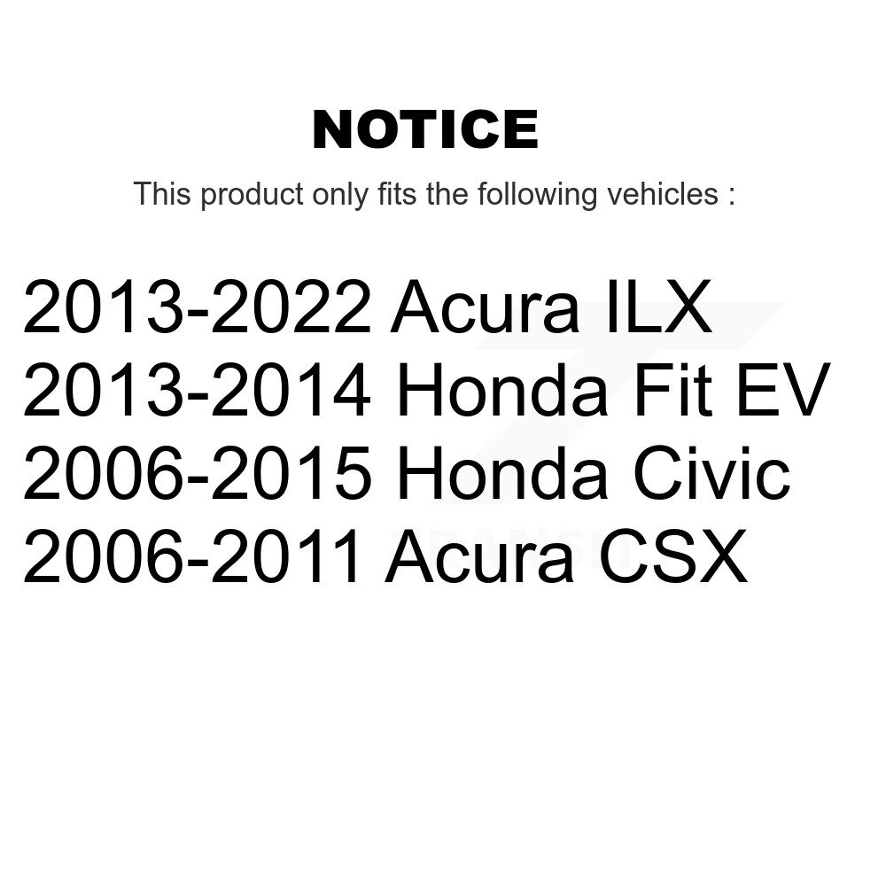 Rear Suspension Link Kit For Honda Civic Acura ILX Fit CSX K72-100407 - Image 2