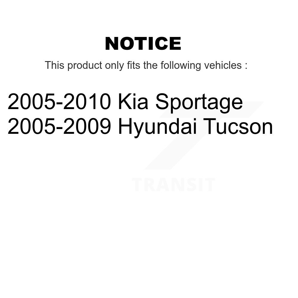 Front Lower Suspension Ball Joints Pair For Hyundai Tucson Kia Sportage K72-100428 - Image 2