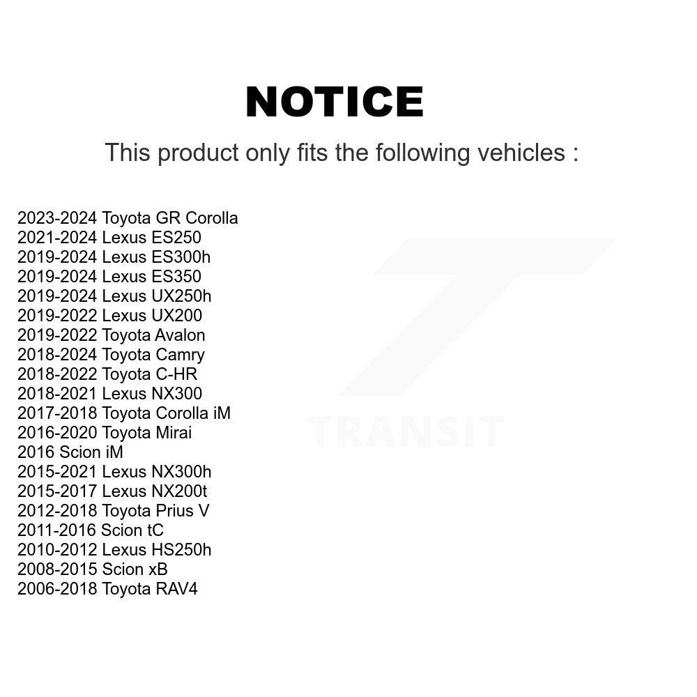 Front Lower Suspension Ball Joint Set Pair For Toyota RAV4 Camry Lexus C-HR NX300 V K72-100436 - Image 2