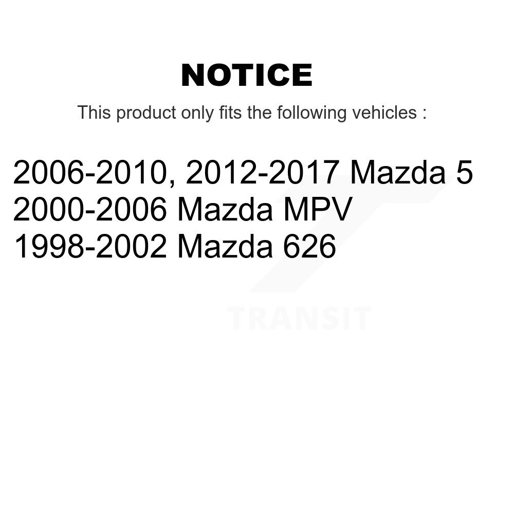 Front Lower Suspension Ball Joints Pair For Mazda 5 MPV 626 K72-100449 - Image 2