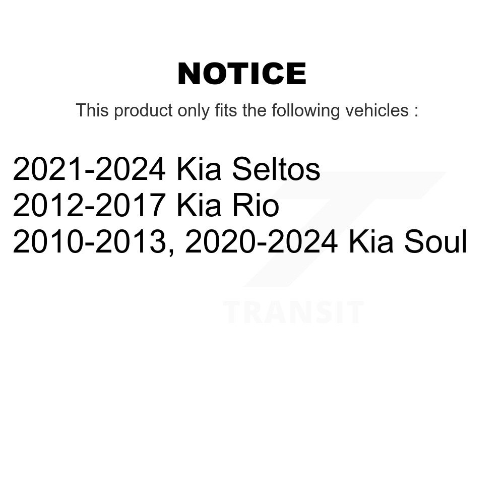 Front Lower Suspension Ball Joints Pair For Kia Seltos Soul Rio K72-100452 - Image 2
