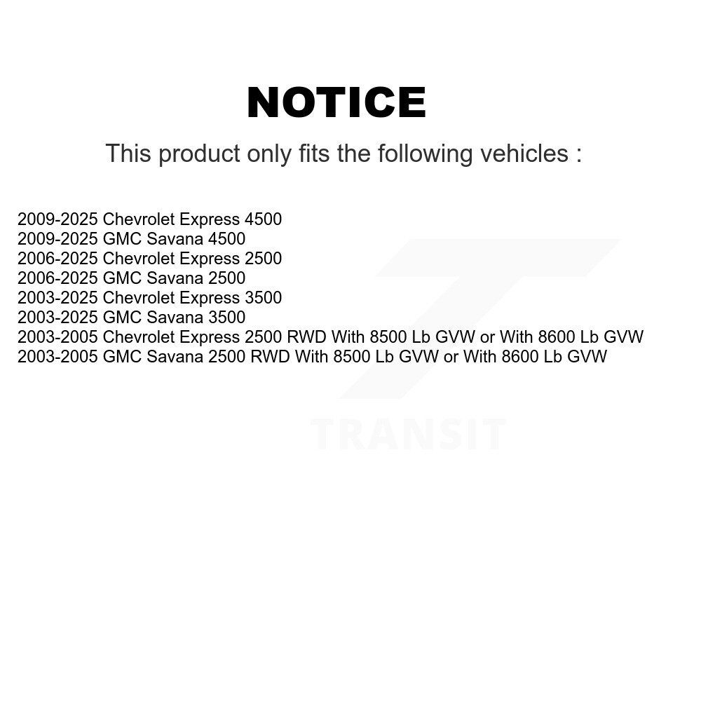 Front Lower Suspension Ball Joints Pair For GMC Chevrolet Savana 2500 Express K72-100476 - Image 2