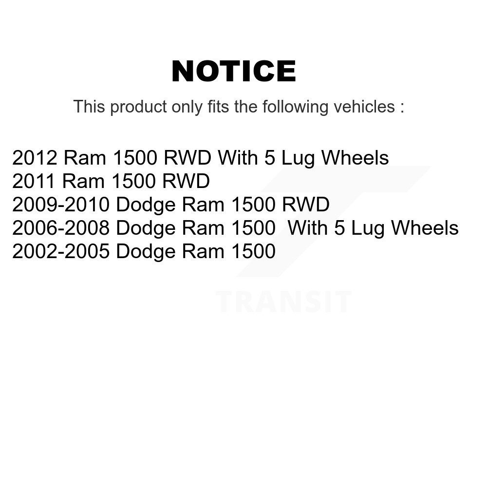 Front Lower Suspension Ball Joints Pair For Dodge Ram 1500 K72-100486 - Image 2