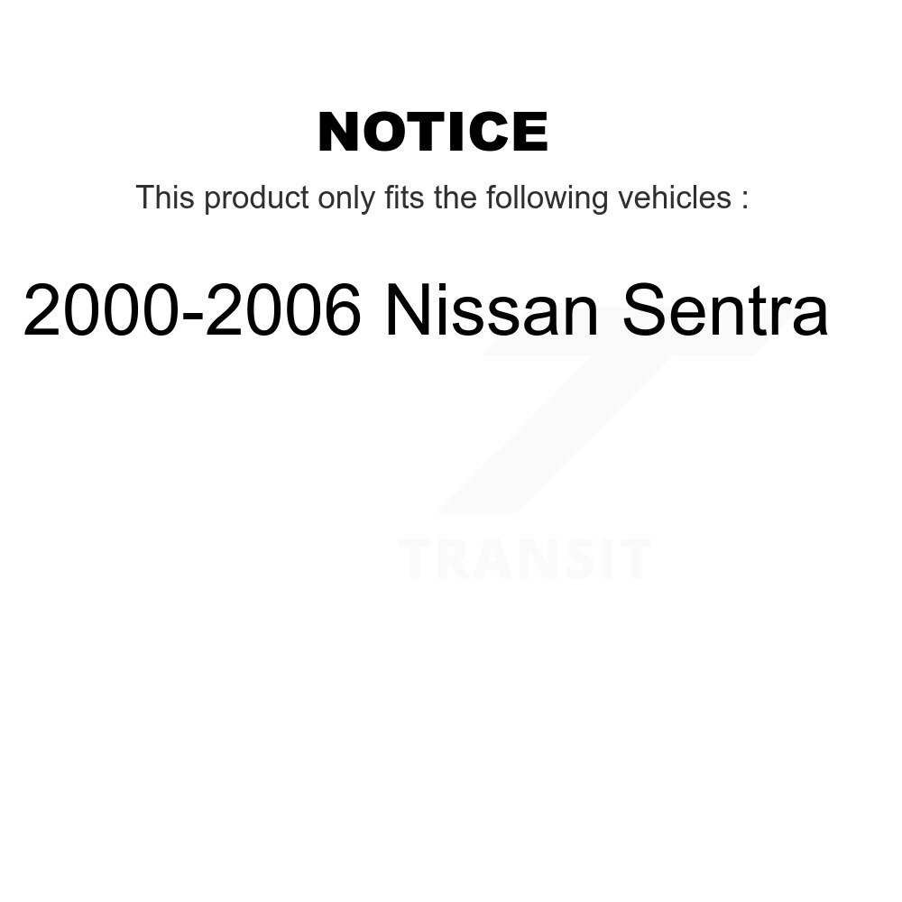 Front Lower Suspension Ball Joints Pair For 2000-2006 Nissan Sentra K72-100528 - Image 2