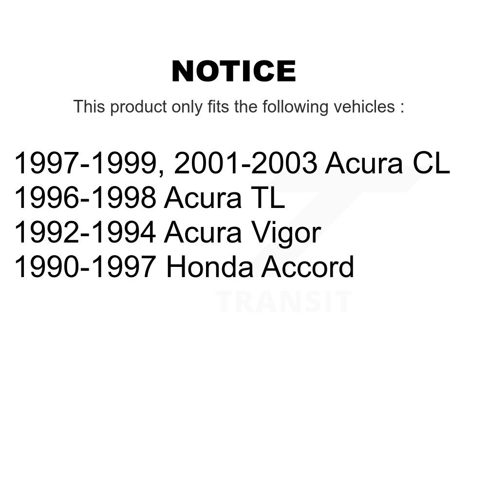 Rear Upper Suspension Ball Joints Pair For Honda Accord Acura CL TL Vigor K72-100548 - Image 2
