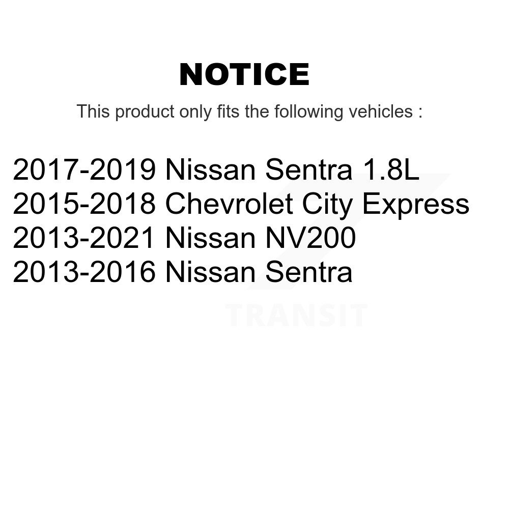 Front Lower Control Arm And Ball Joint Kit For Nissan Sentra NV200 Chevrolet City Express K72-100634 - Image 2