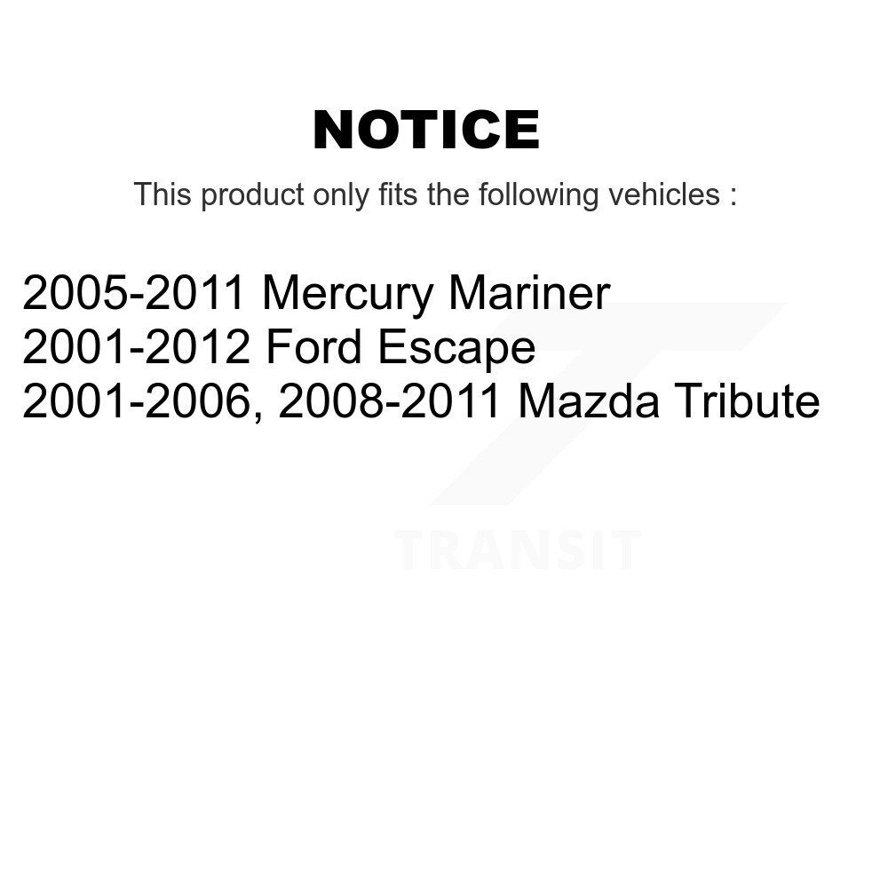 Front Lower Control Arm And Ball Joint Kit For Ford Escape Mazda Tribute Mercury Mariner K72-100643 - Image 2