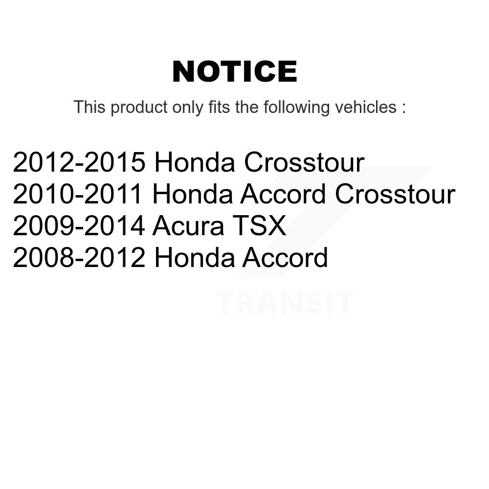 Front Lower & Upper Suspension Ball Joints Kit For Honda Accord Acura TSX Crosstour K72-100706 - Image 2