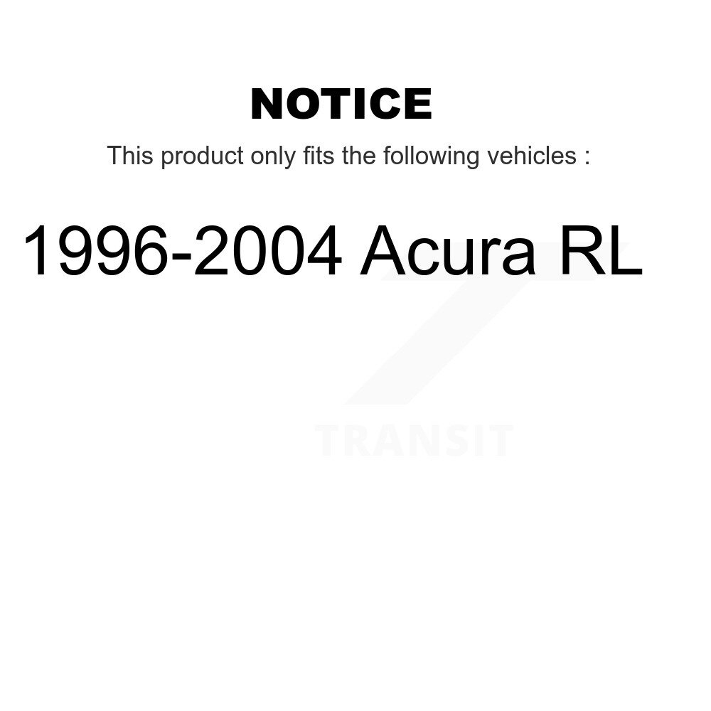Front Lower & Upper Suspension Ball Joints Kit For 1996-2004 Acura RL K72-100707 - Image 2