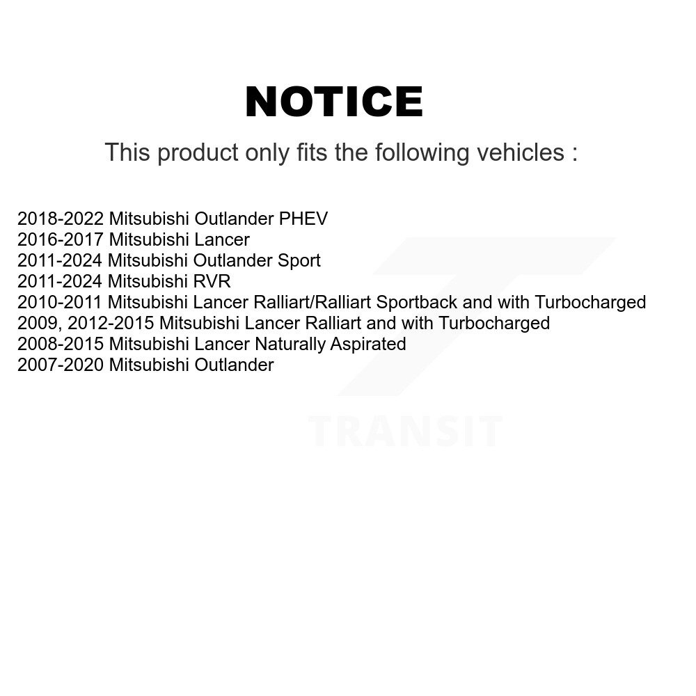 Front Control Arm And Tie Rod End Kit For Mitsubishi RVR Outlander Lancer PHEV Sport K72-101039 - Image 2