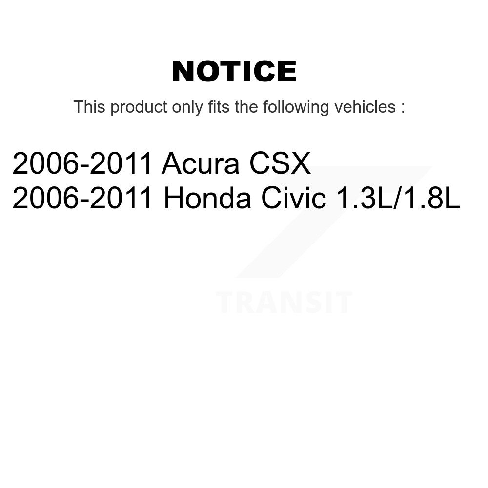 Front Suspension Control Arm And Tie Rod End Kit For 2006-2011 Honda Civic Acura CSX K72-101105 - Image 2