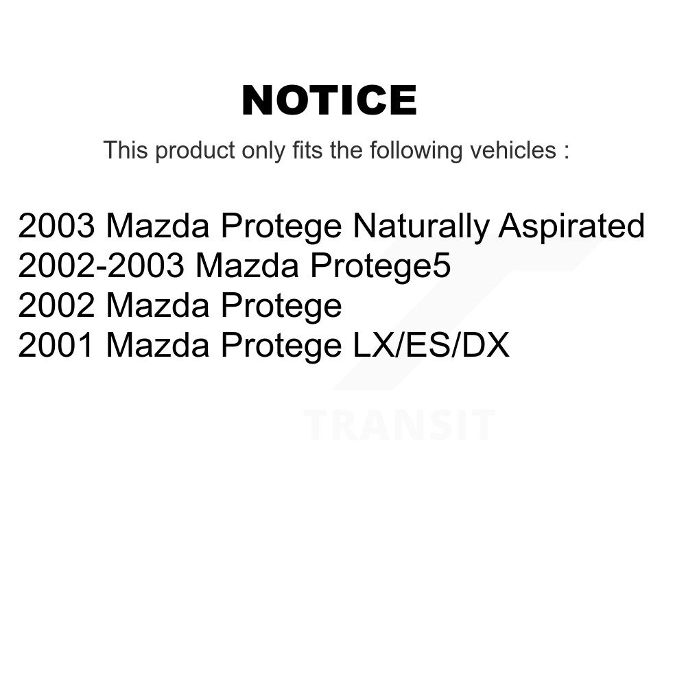 Front Rear Suspension Link Kit For Mazda Protege Protege5 K72-101214 - Image 2