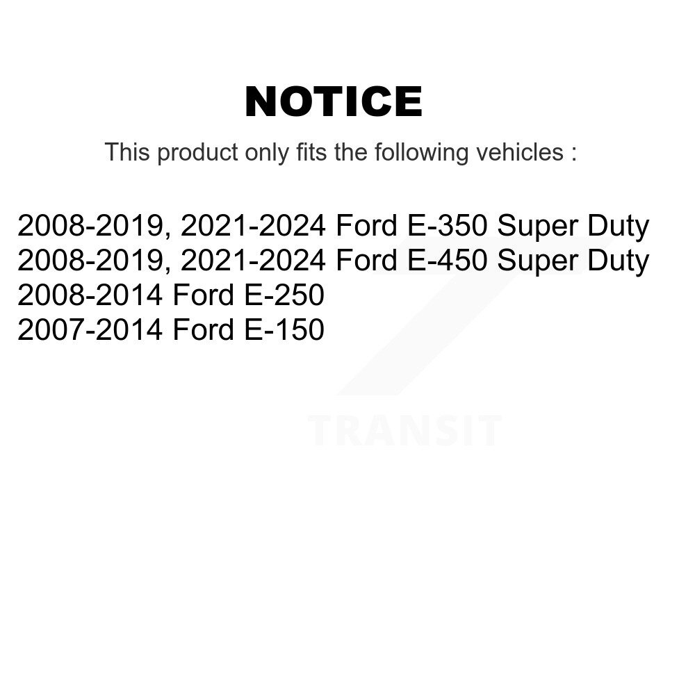 Front Outer Tie Rod End Kit For Ford E-350 Super Duty E-250 E-450 E-150 K72-101245 - Image 2
