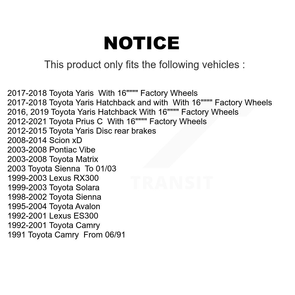 Front Outer Tie Rod End Pair For Toyota Matrix Yaris Pontiac Vibe Camry Prius C Sienna xD K72-101332 - Image 2