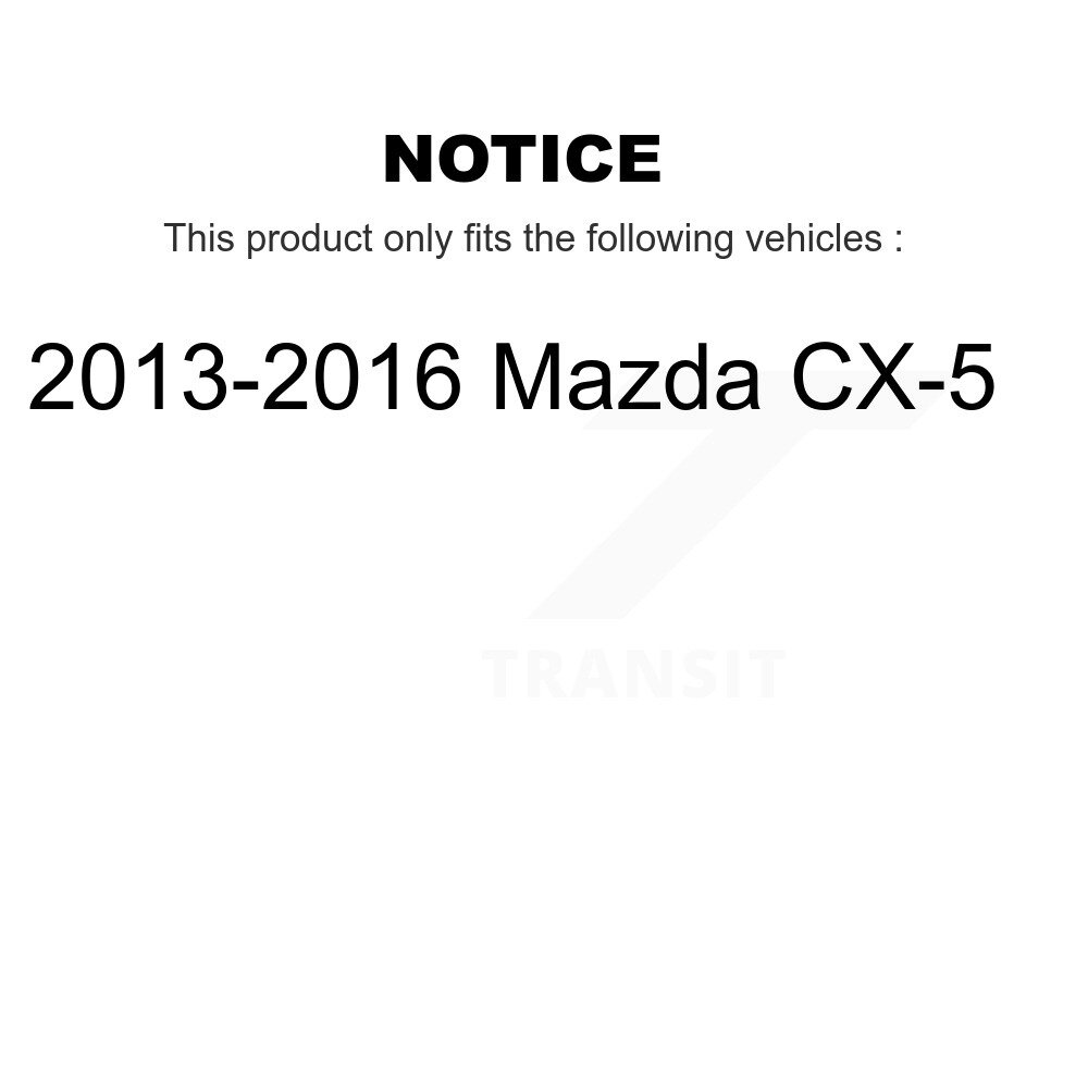 Front Outer Steering Tie Rod End Pair For 2013-2016 Mazda CX-5 K72-101338 - Image 2
