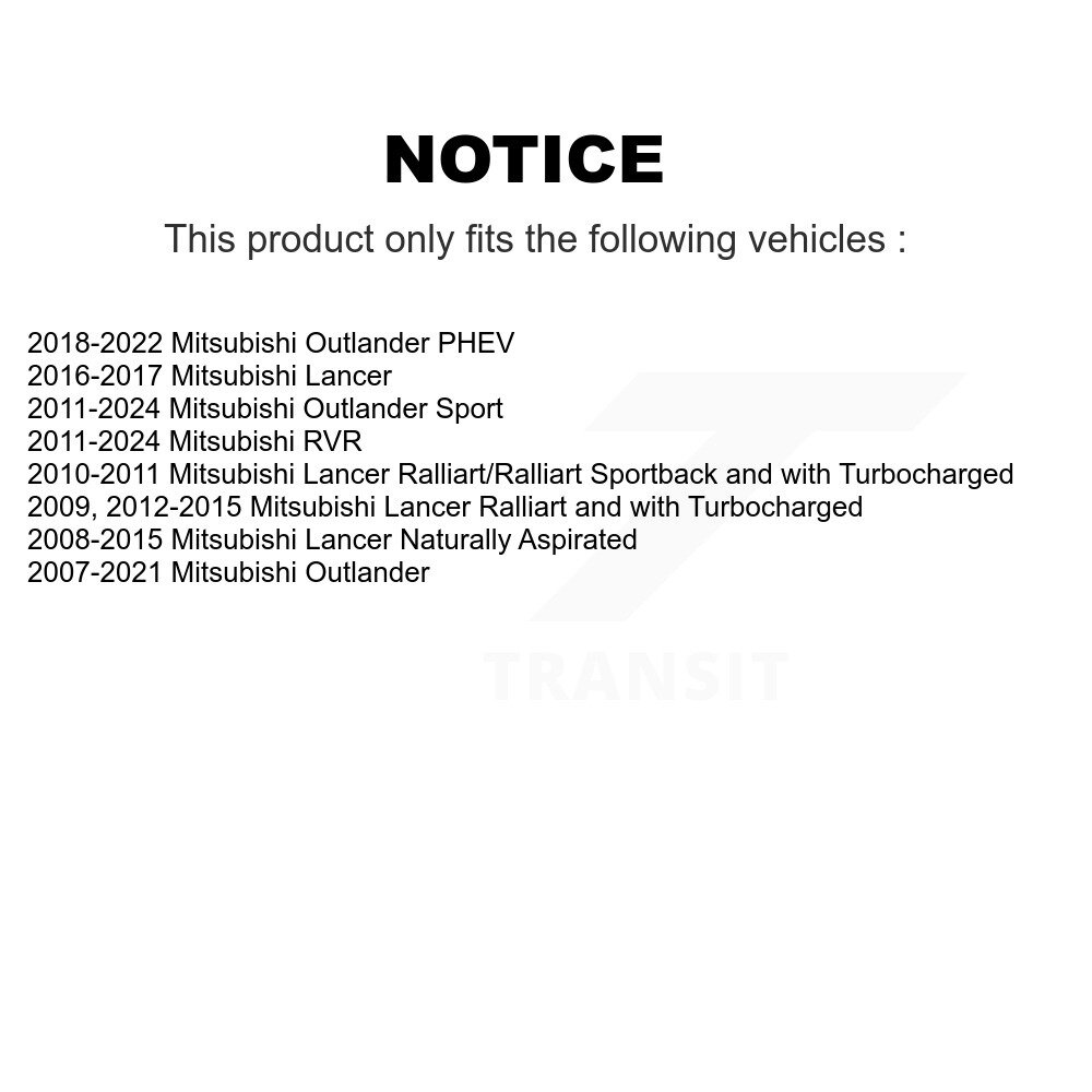 Front Outer Steering Tie Rod End Pair For Mitsubishi RVR Outlander Lancer PHEV Sport K72-101352 - Image 2