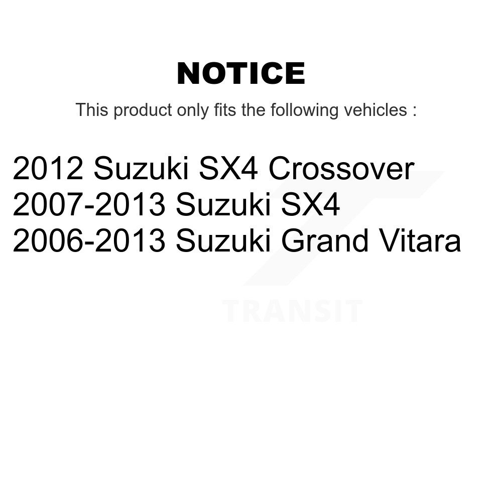 Front Outer Steering Tie Rod End Pair For Suzuki SX4 Grand Vitara Crossover K72-101357 - Image 2