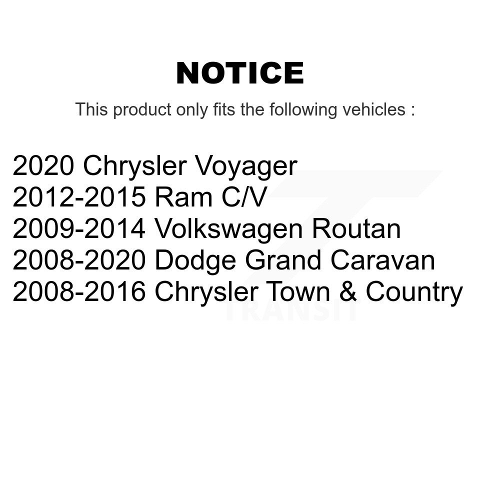 Front Outer Tie Rod End Pair For Dodge Grand Caravan Chrysler Town & Country Ram C/V K72-101358 - Image 2