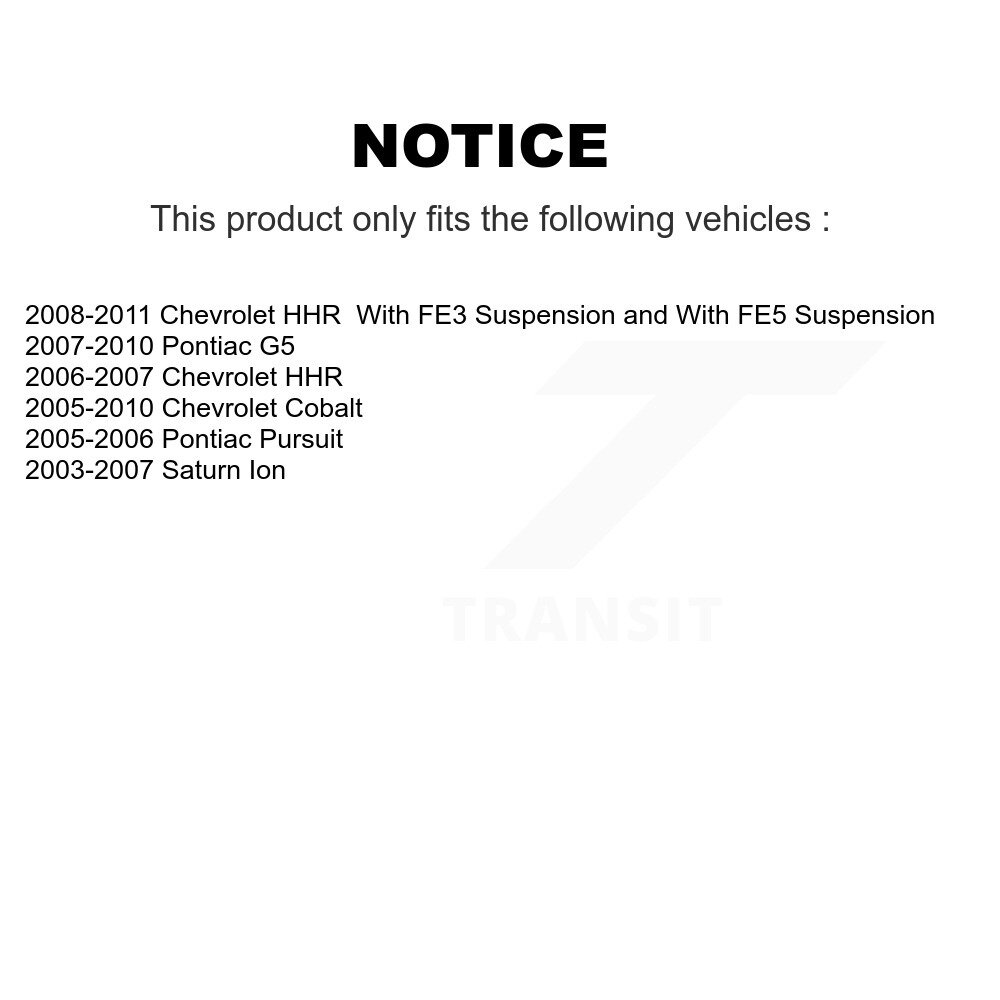 Front Inner Tie Rod End Pair For Chevrolet Cobalt Pontiac G5 Saturn Ion HHR Pursuit K72-101396 - Image 2