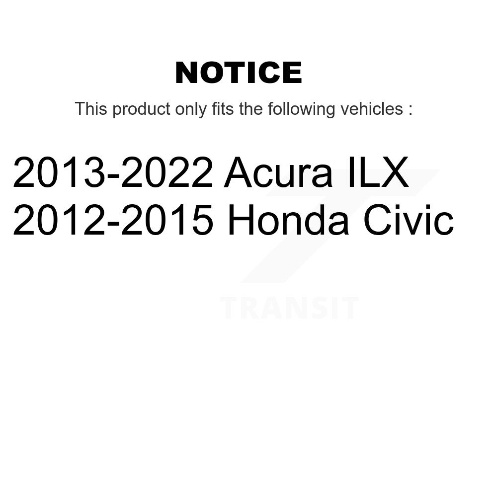 Front Inner Steering Tie Rod End Pair For Honda Civic Acura ILX K72-101406 - Image 2