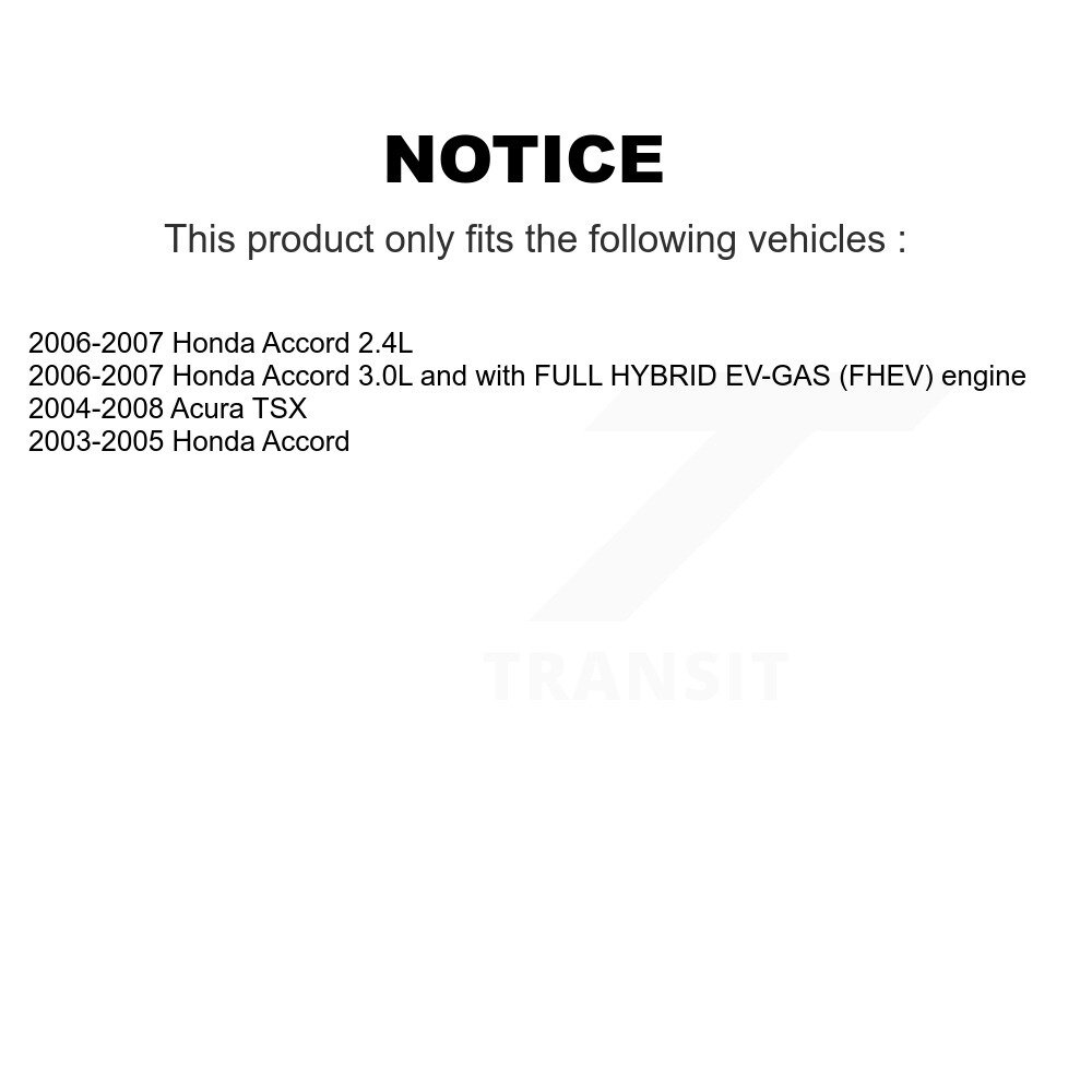 Front Lower Suspension Control Arm Kit For Honda Accord Acura TSX K72-101433 - Image 2