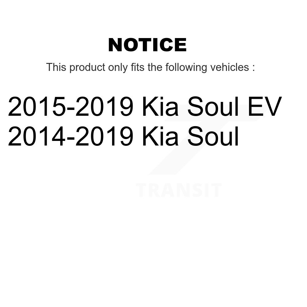 Front Lower Suspension Ball Joints Pair For Kia Soul EV K72-101468 - Image 2
